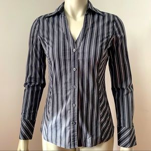 EXPRESS | Long Sleeve Gray with Stripe print